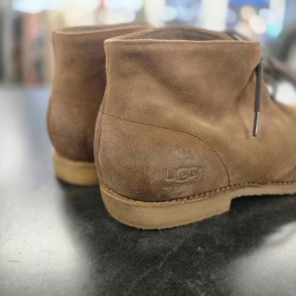 UGG Men's Leighton Waterproof Suede Chukka Boots - Size 11.5 - Picture 2 of 7